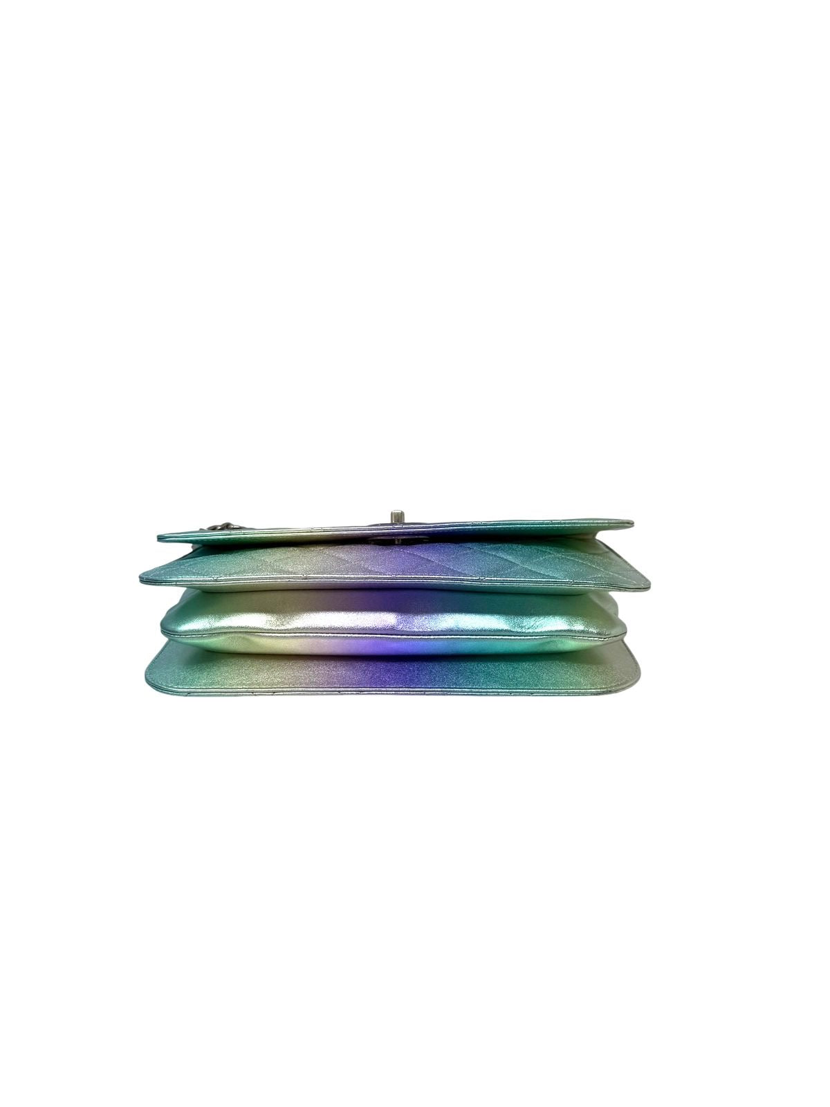 Large CC Flap Bag Metallic Shoulder