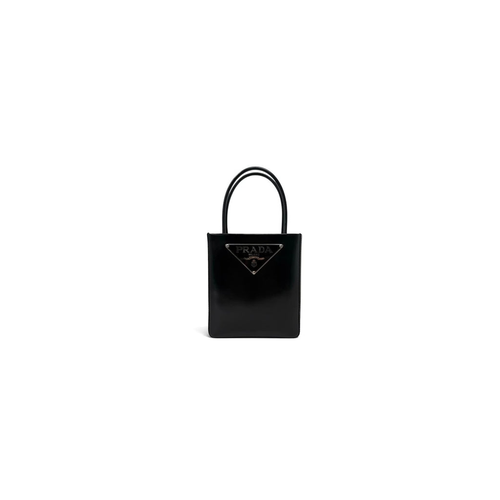 Brushed Leather Mini Tote Bag