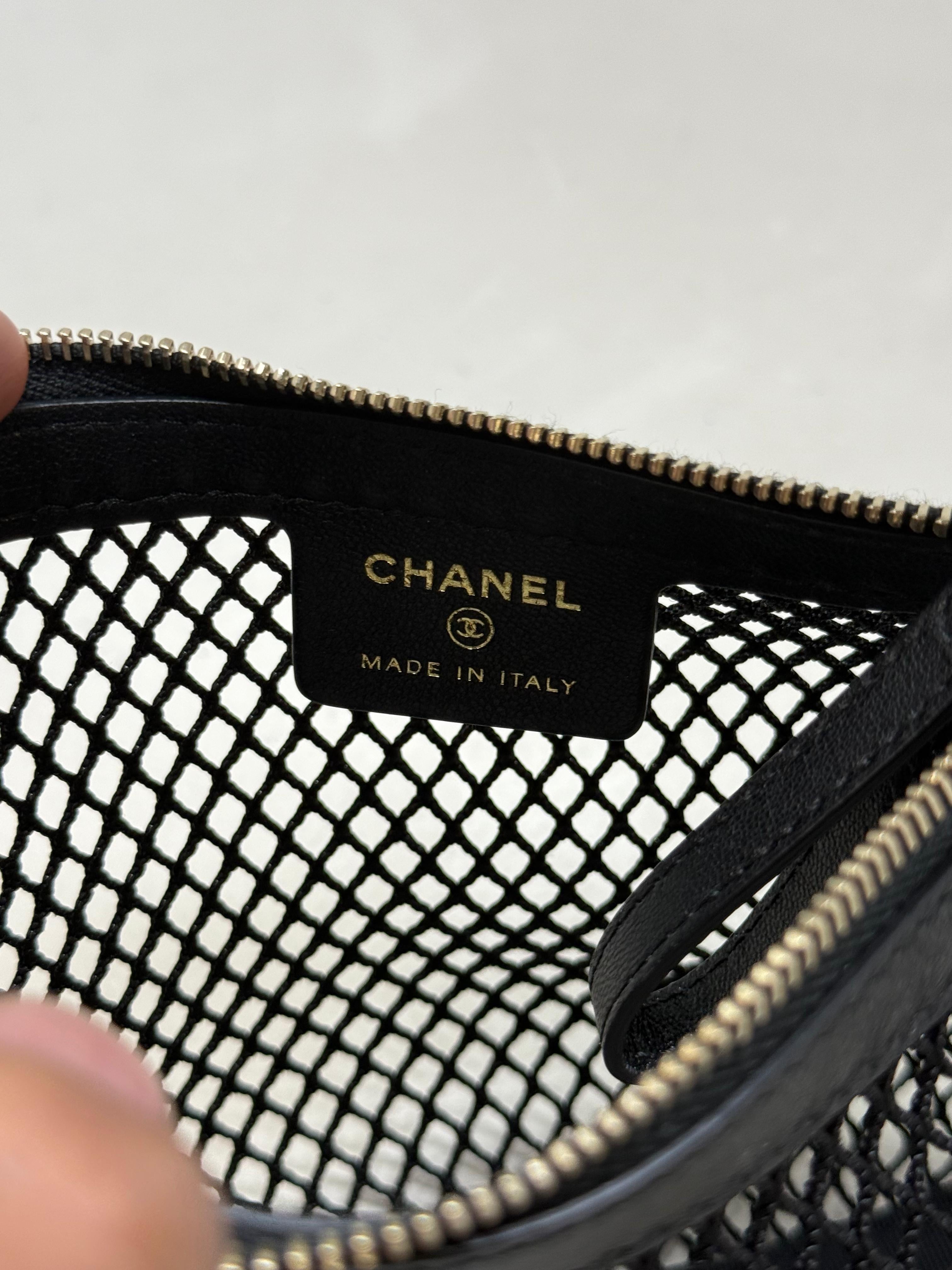 Mini Round Hobo Pouch Mesh