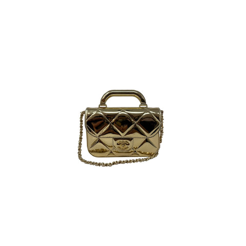 Mini Top Handle Flap Bag