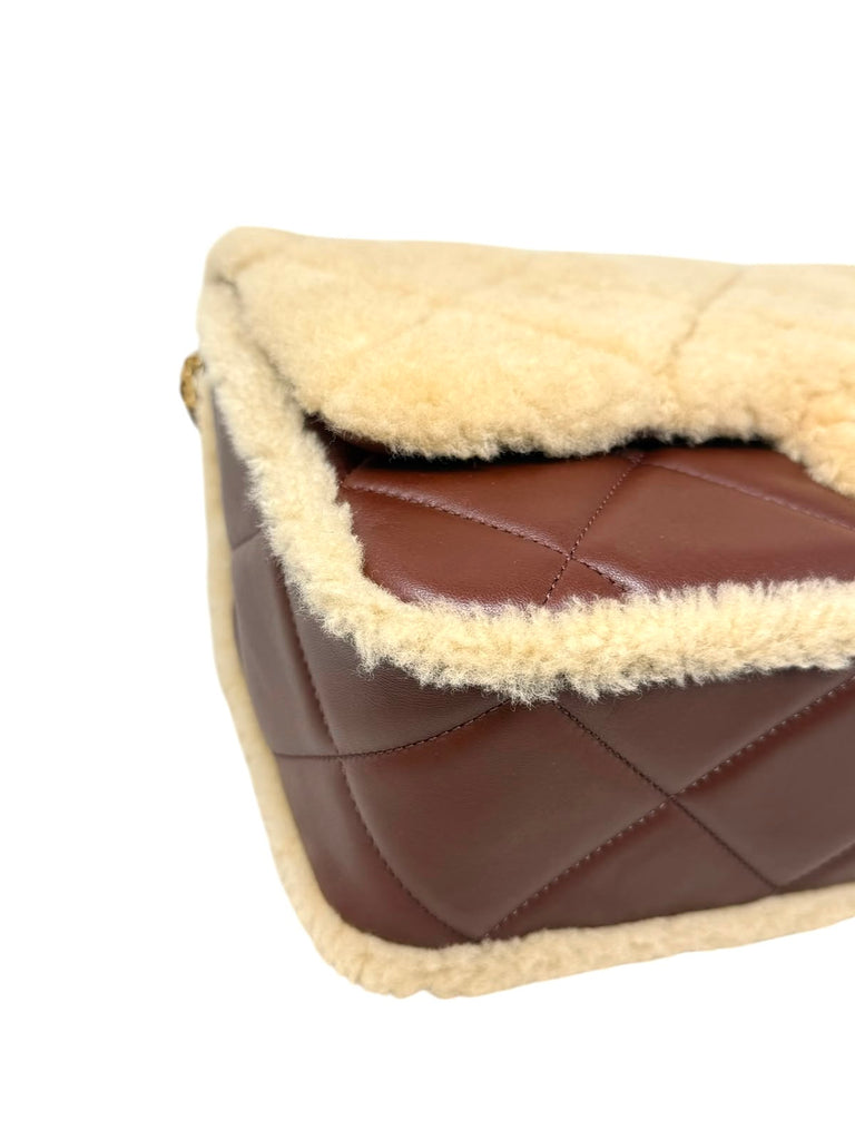 Furry Coco Flap Bag
