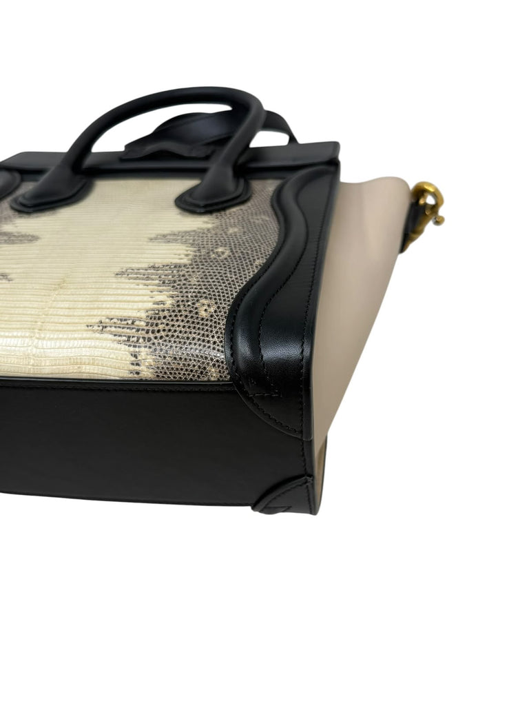 Luggage Nano Negra y Blanco
