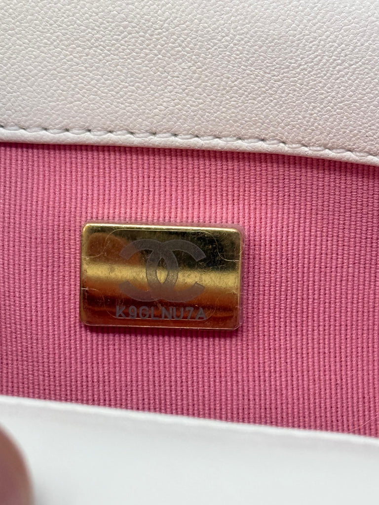 Mini Top Handle Flap Bag