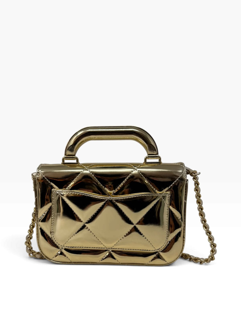 Mini Top Handle Flap Bag