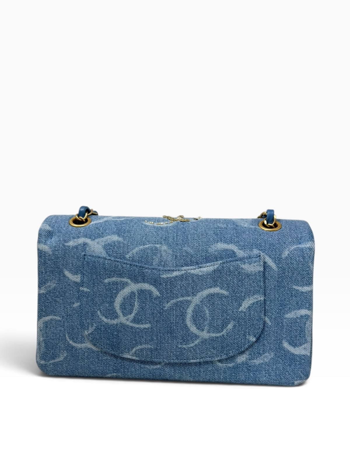 Double Flap Mediana Denim