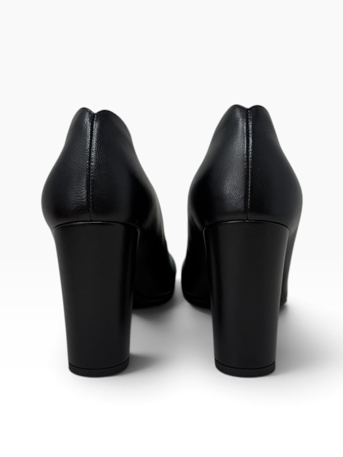 Bicolor Square Toe Pumps T37.5 Eu