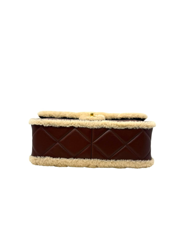 Furry Coco Flap Bag