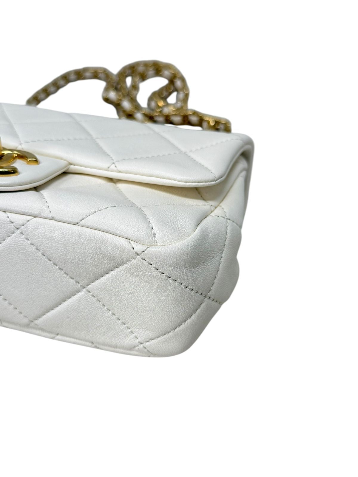 Mini Top Handle Flap Bag