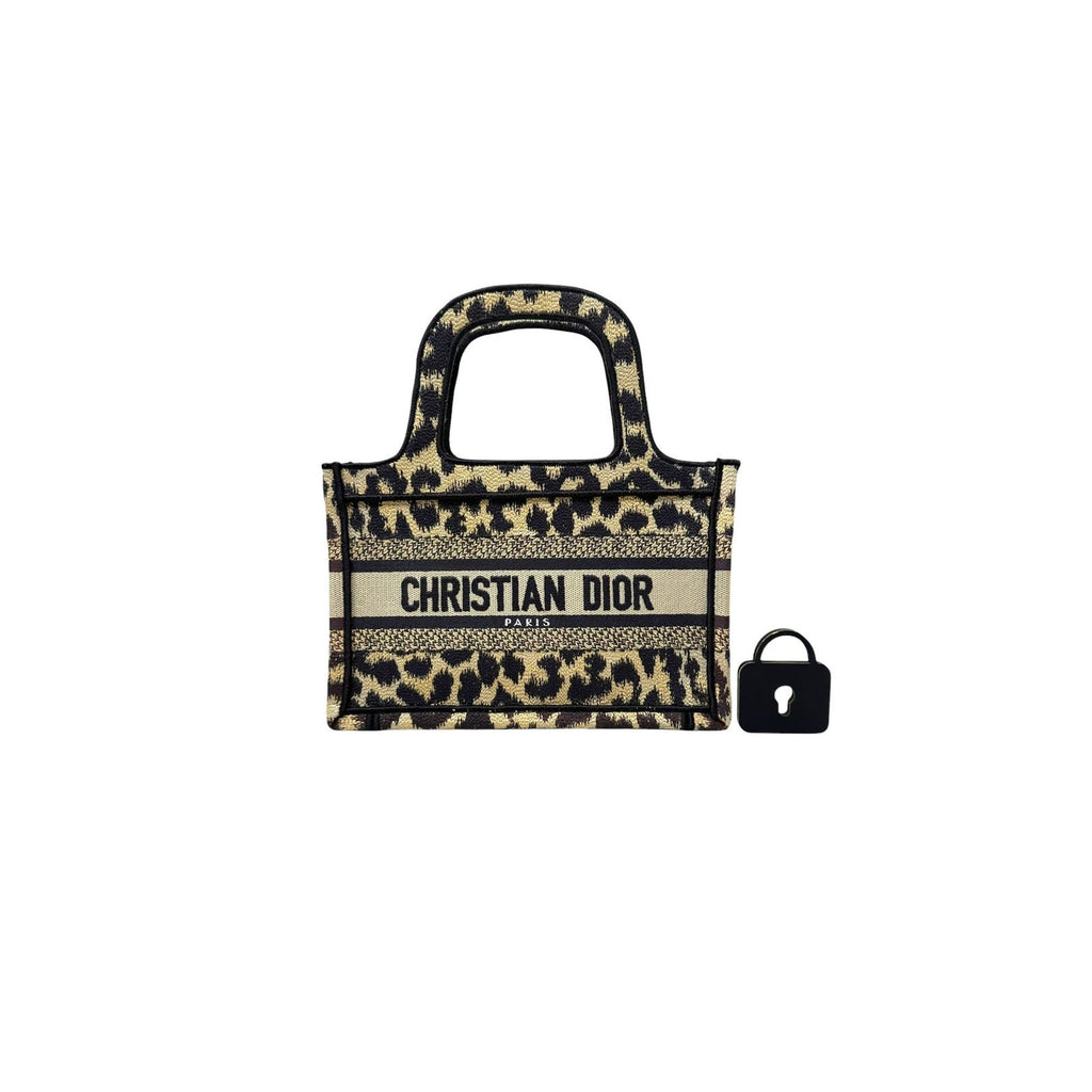 Book Tote Mini Animal Print