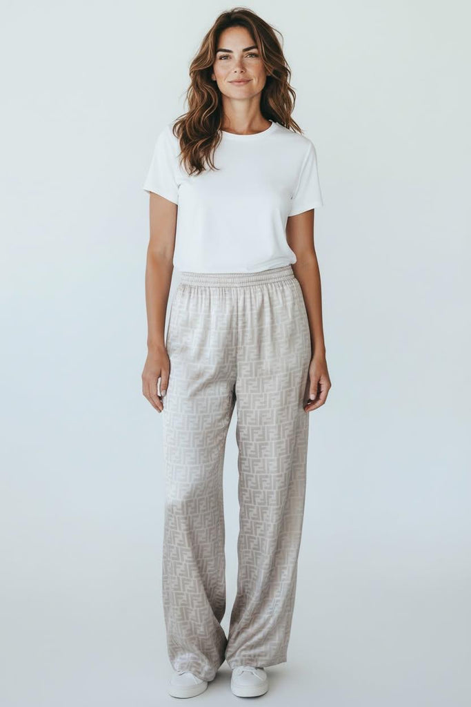 Jacquard Trousers T-38