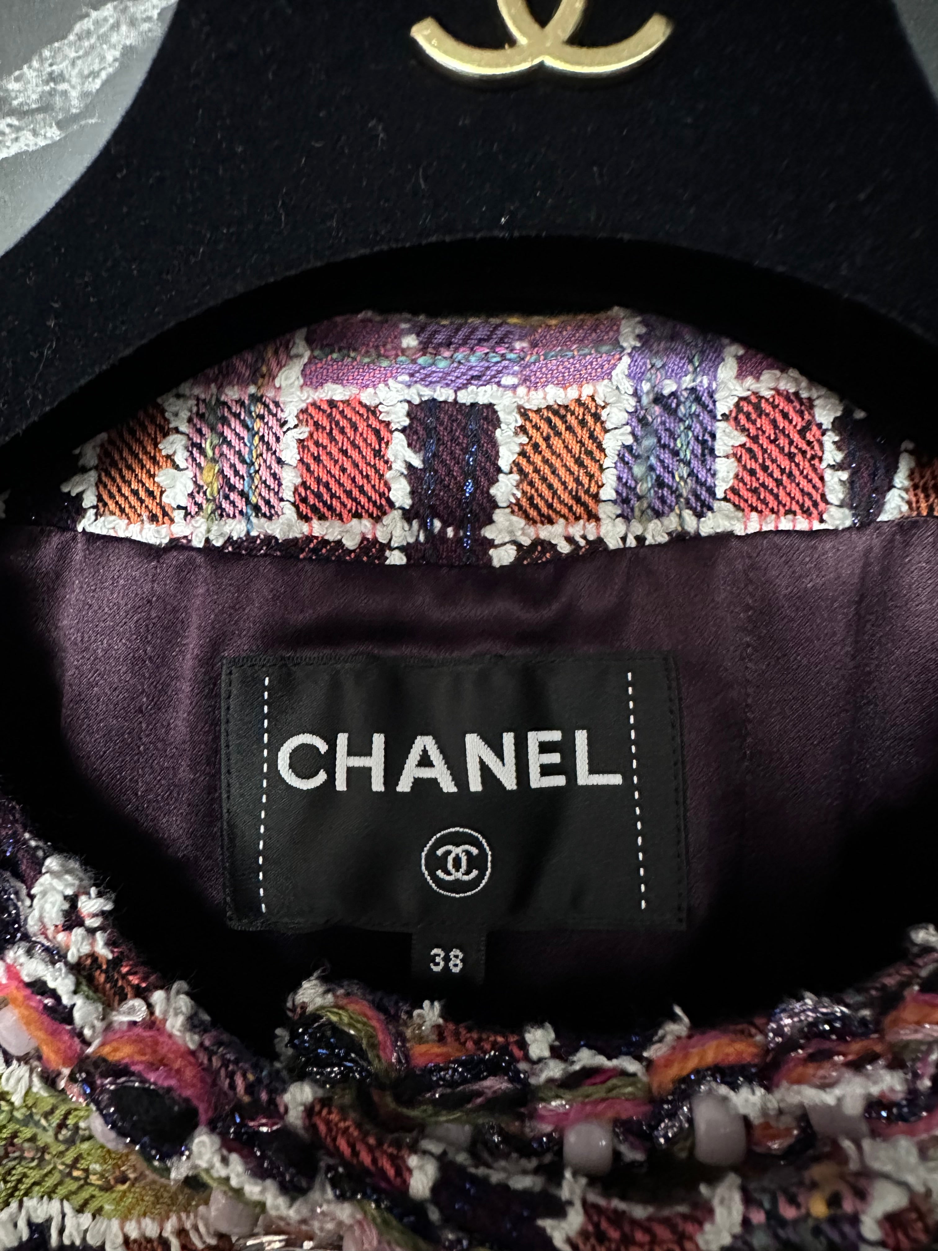 Chanel Tweed Jacket T-38