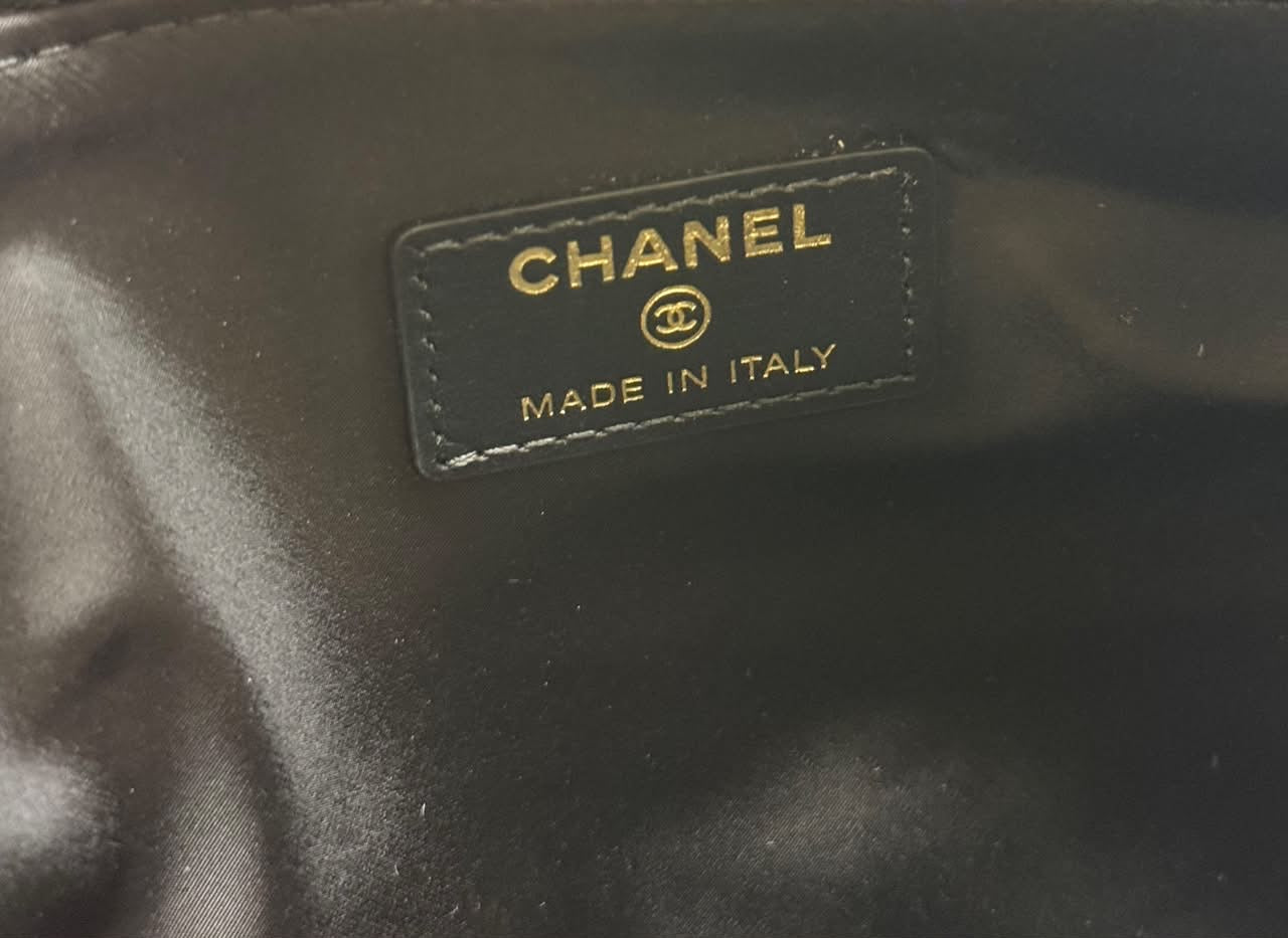 Velvet Clutch with Chain