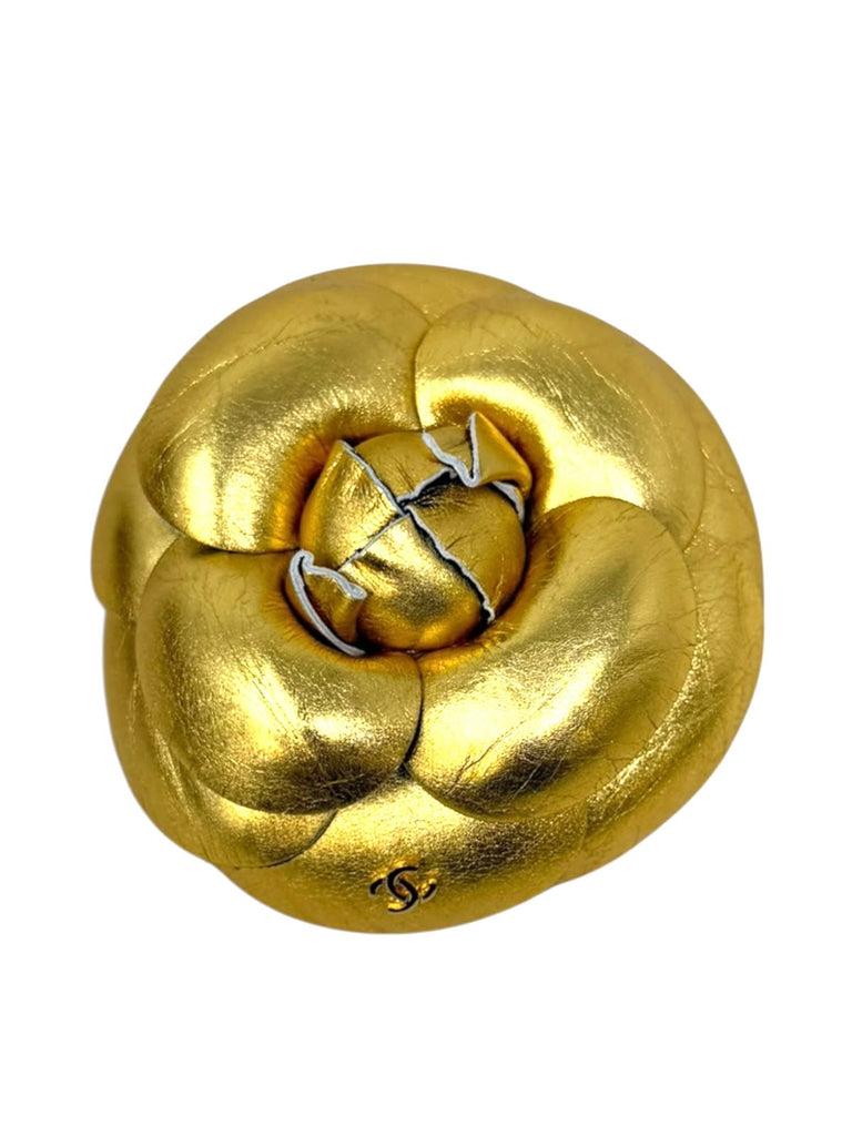 Camelia Broche Dorado