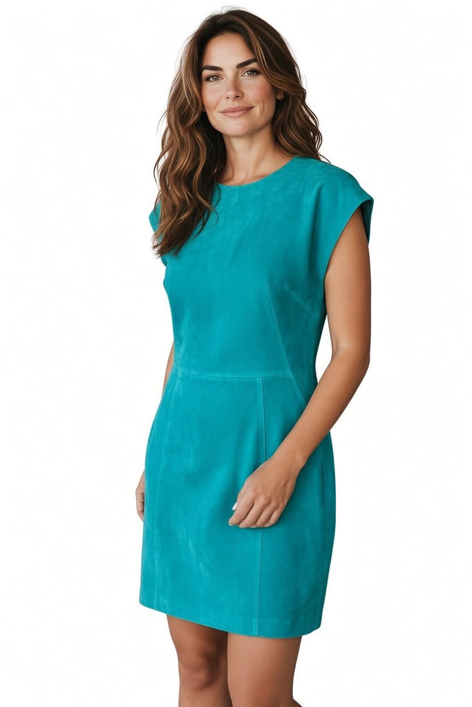 Vestido escote espalda con flecos T-38