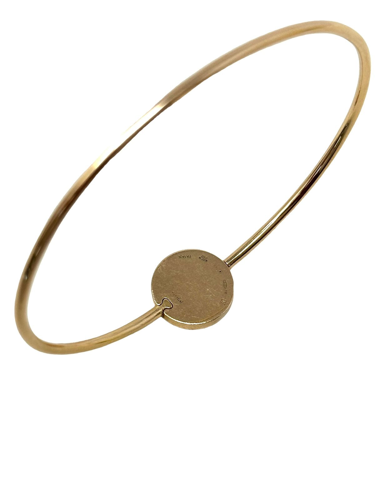 Brazalete Oro con Malaquita Talla M