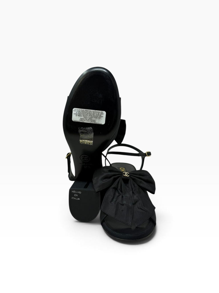 Silk Bow Crystal Sandalias T37.5 Eu