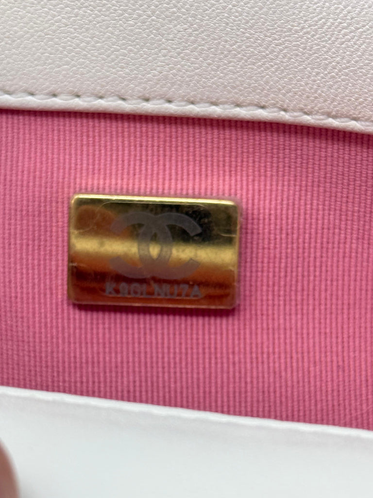 Mini Top Handle Flap Bag