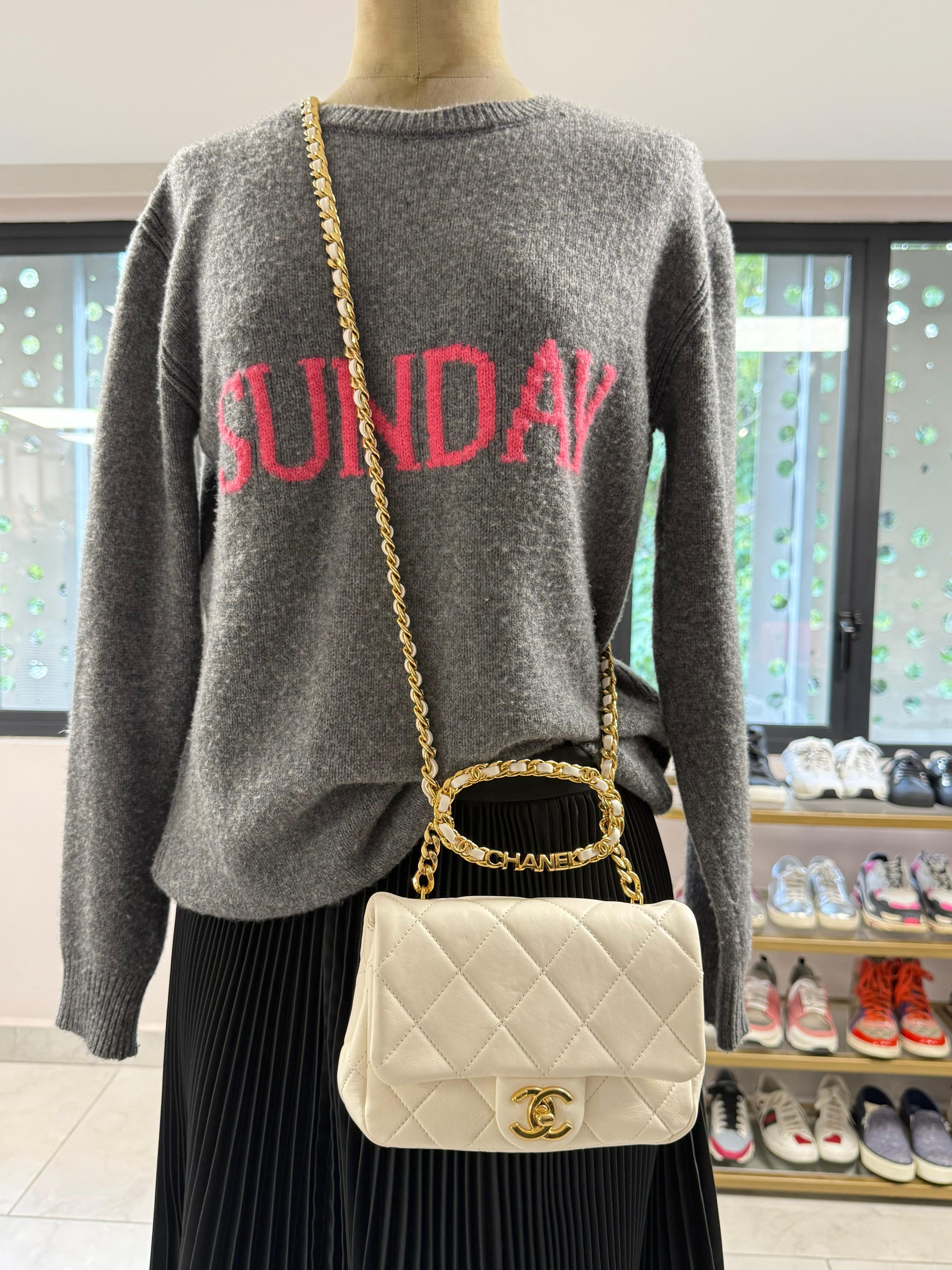 Mini Top Handle Flap Bag