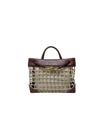 Andiamo Small Macramé Raffia