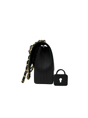 Double Flap Bag Caviar