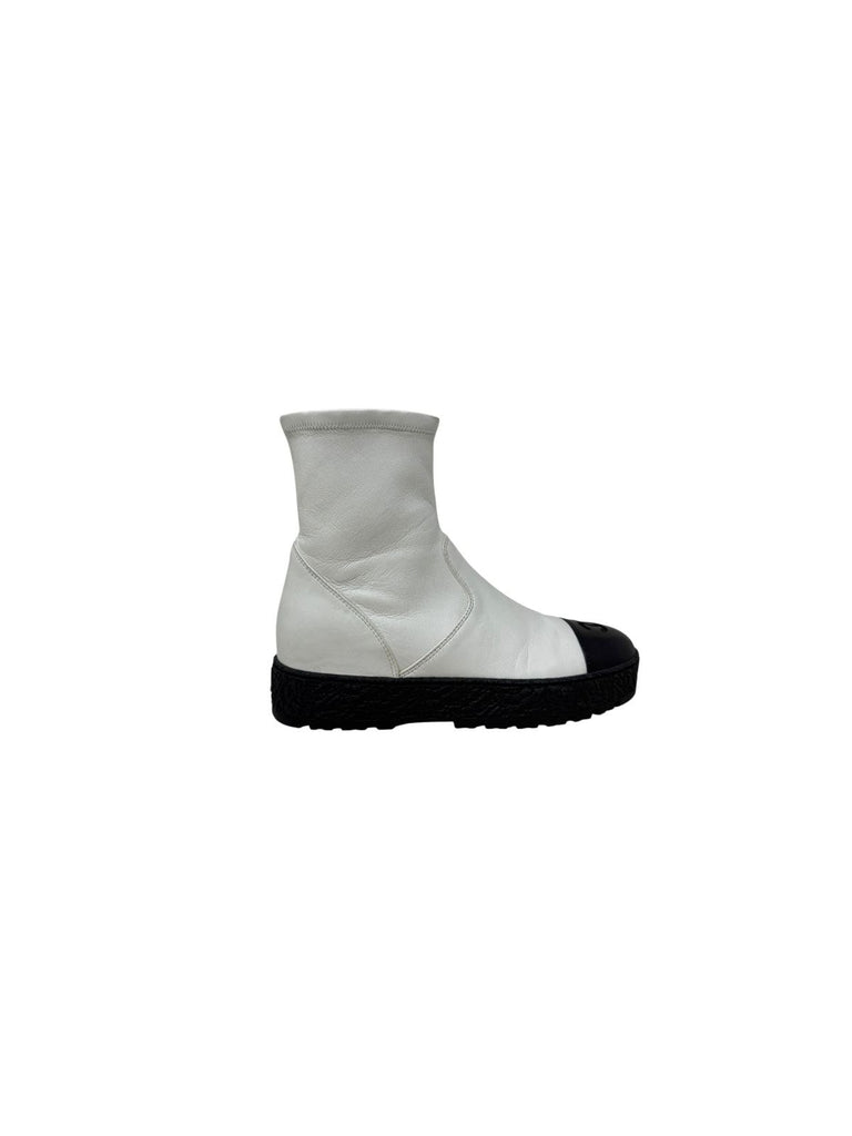 Cap Toe CC Ankle Boots T-37.5