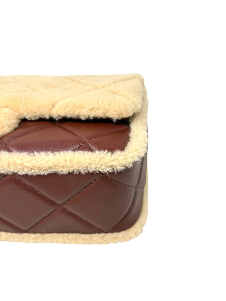 Furry Coco Flap Bag