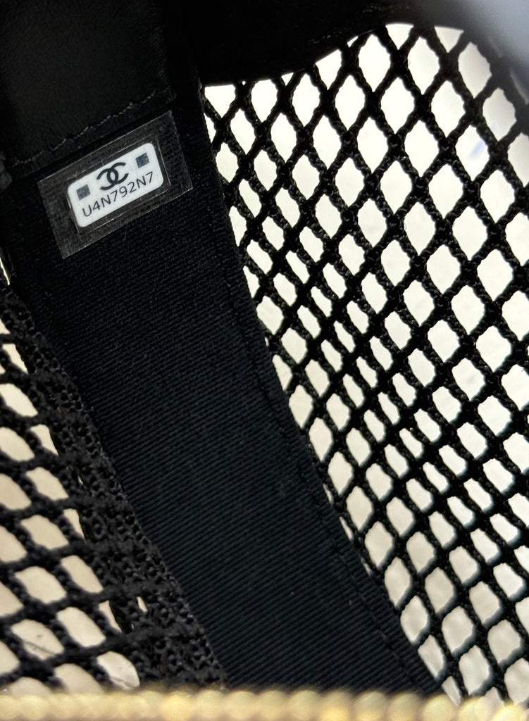 Mini Round Hobo Pouch Mesh