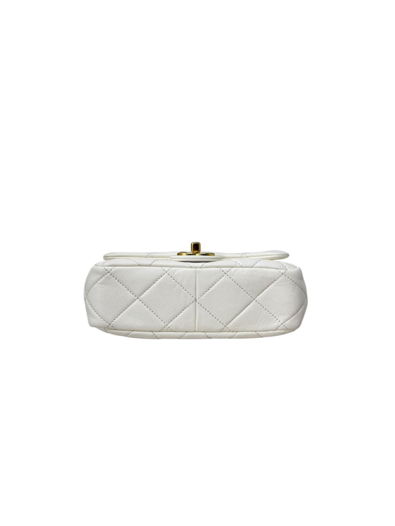 Mini Top Handle Flap Bag