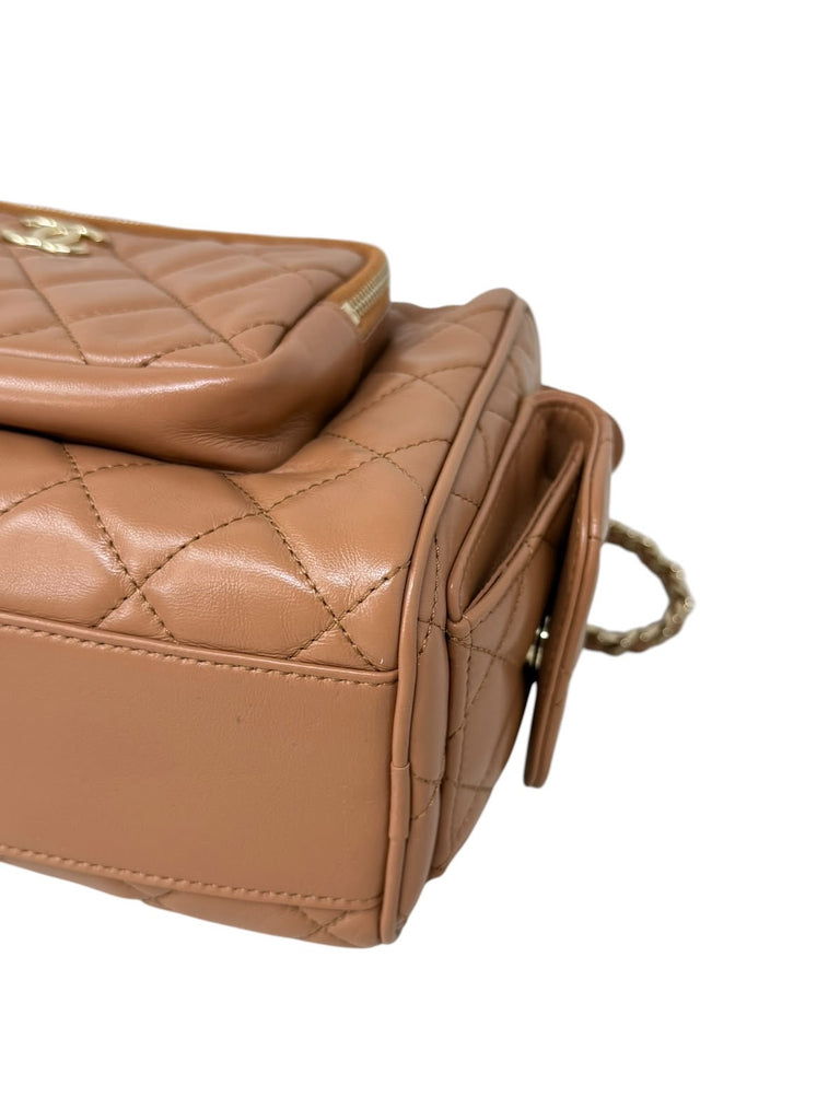 Quilted Front Pocket