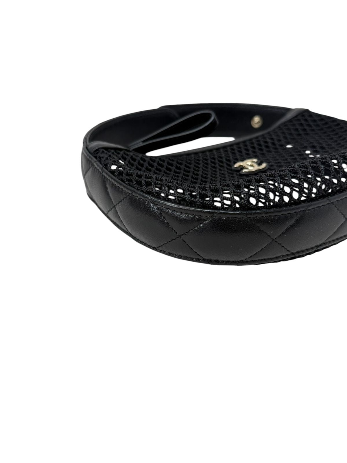 Mini Round Hobo Pouch Mesh