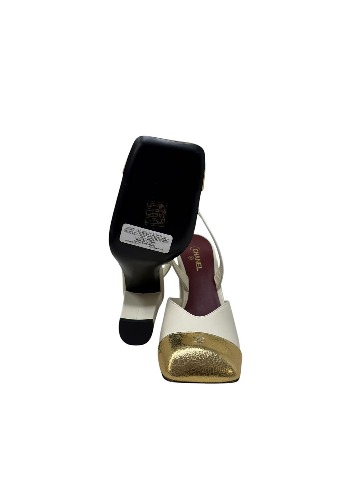 Square Cap Toe Slingback T37 Eu