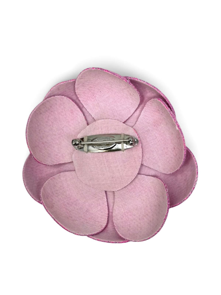 Camelia Denim Broche