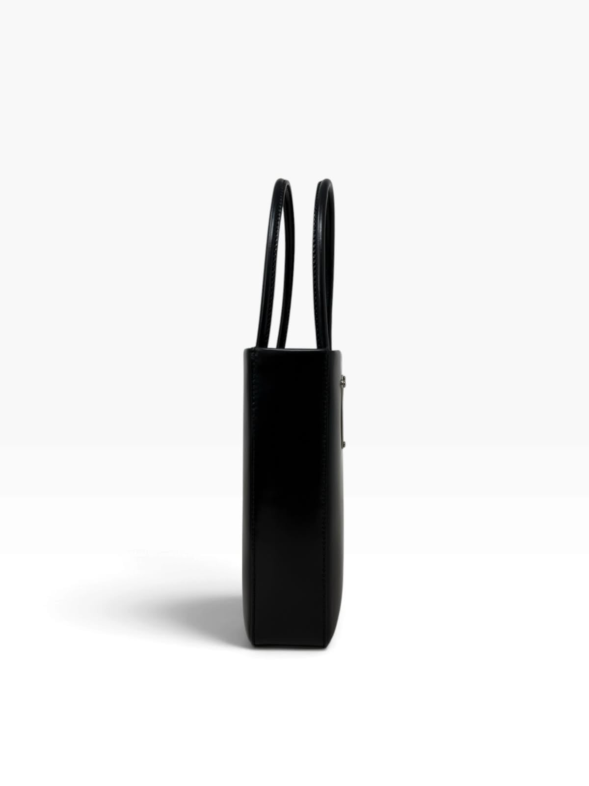 Brushed Leather Mini Tote Bag