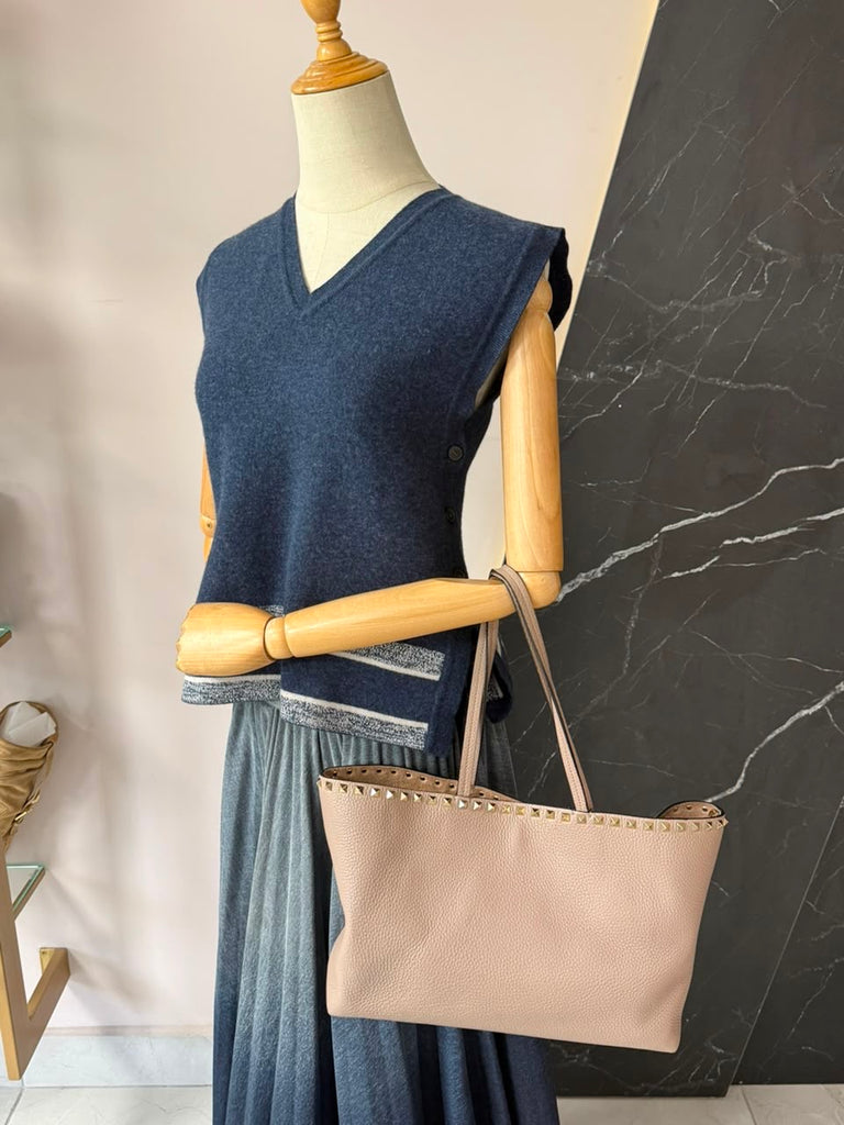 Tote Rockstud Beige