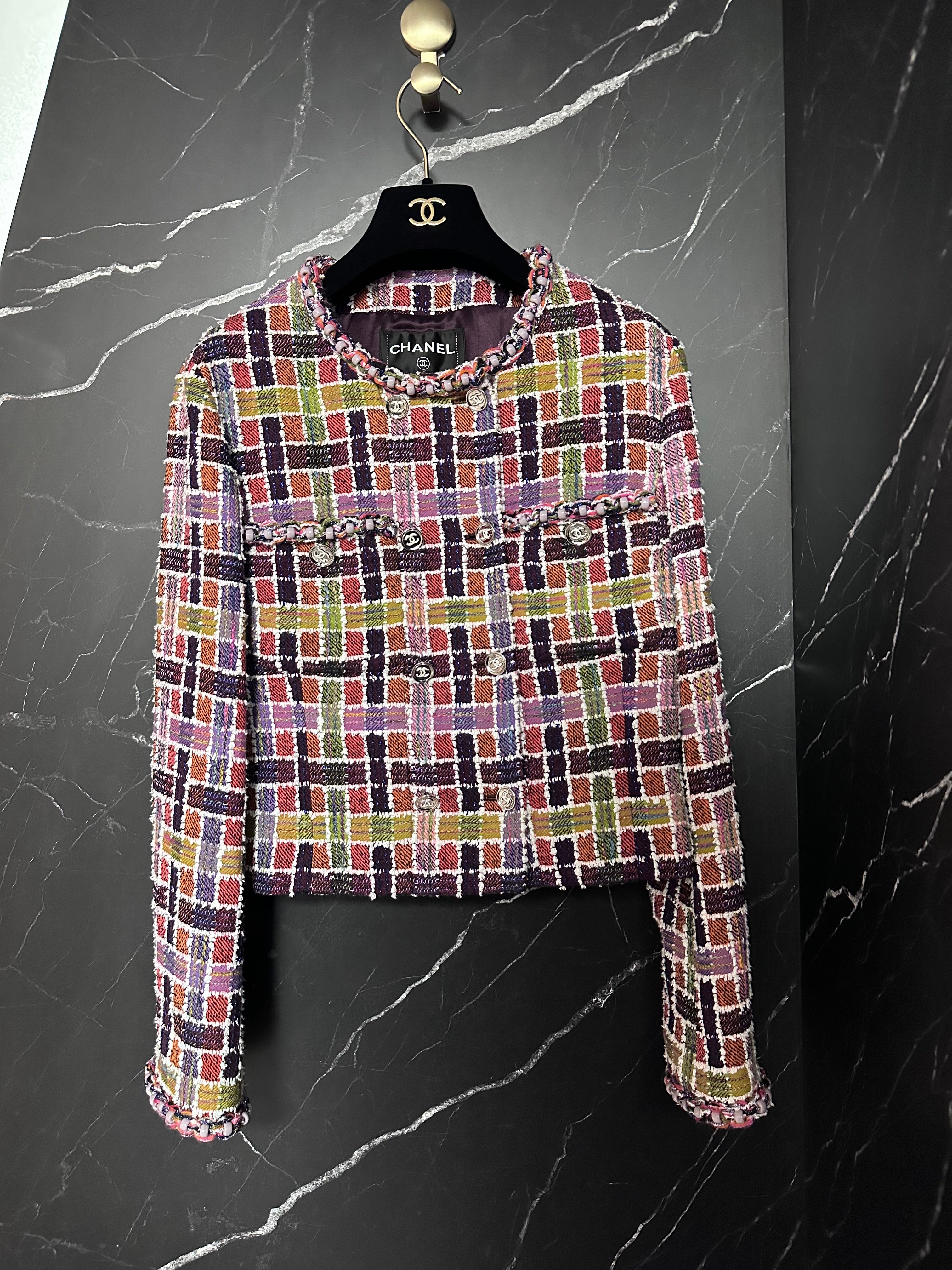 Chanel Tweed Jacket T-38