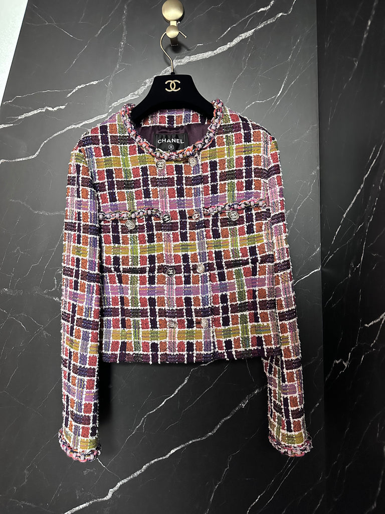 Chanel Tweed Jacket T-38