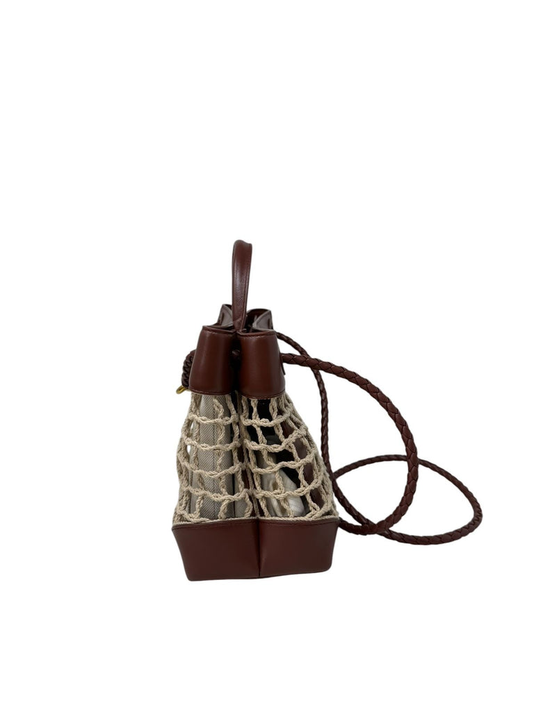 Andiamo Small Macramé Raffia