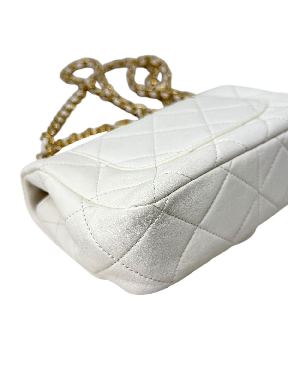 Mini Top Handle Flap Bag