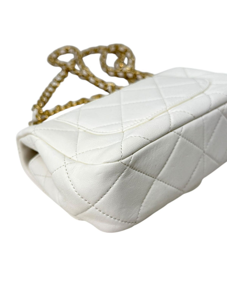 Mini Top Handle Flap Bag