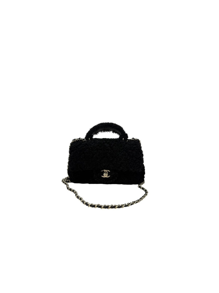 Mini Coco Handle Shearling