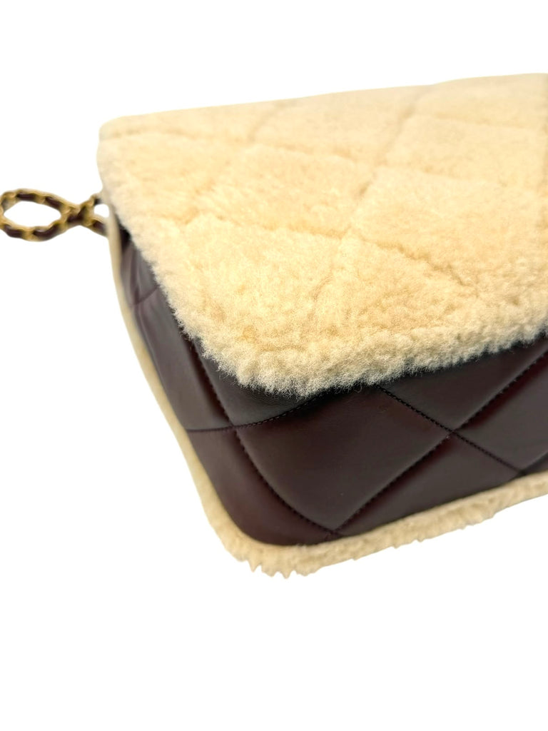 Furry Coco Flap Bag