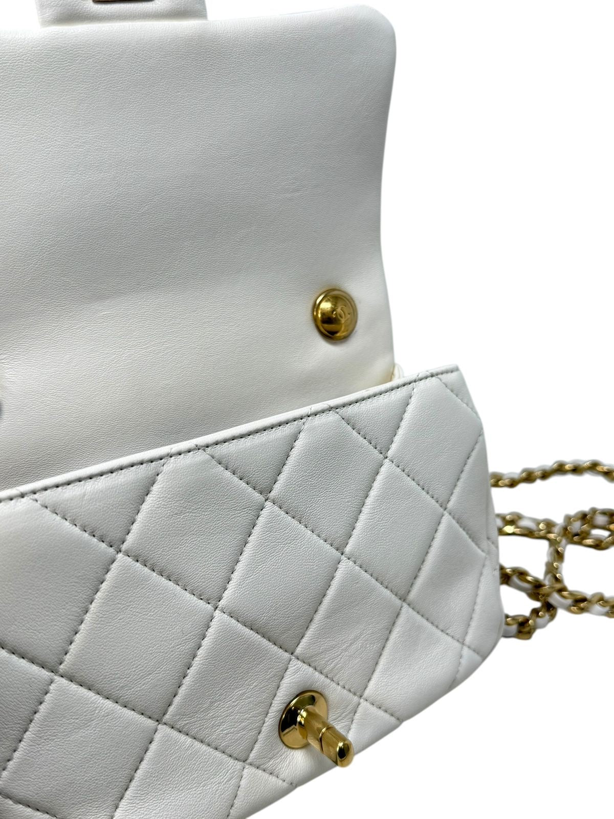 Mini Top Handle Flap Bag
