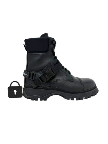 Buckle Strap Ankle Boots T38.5 Eu
