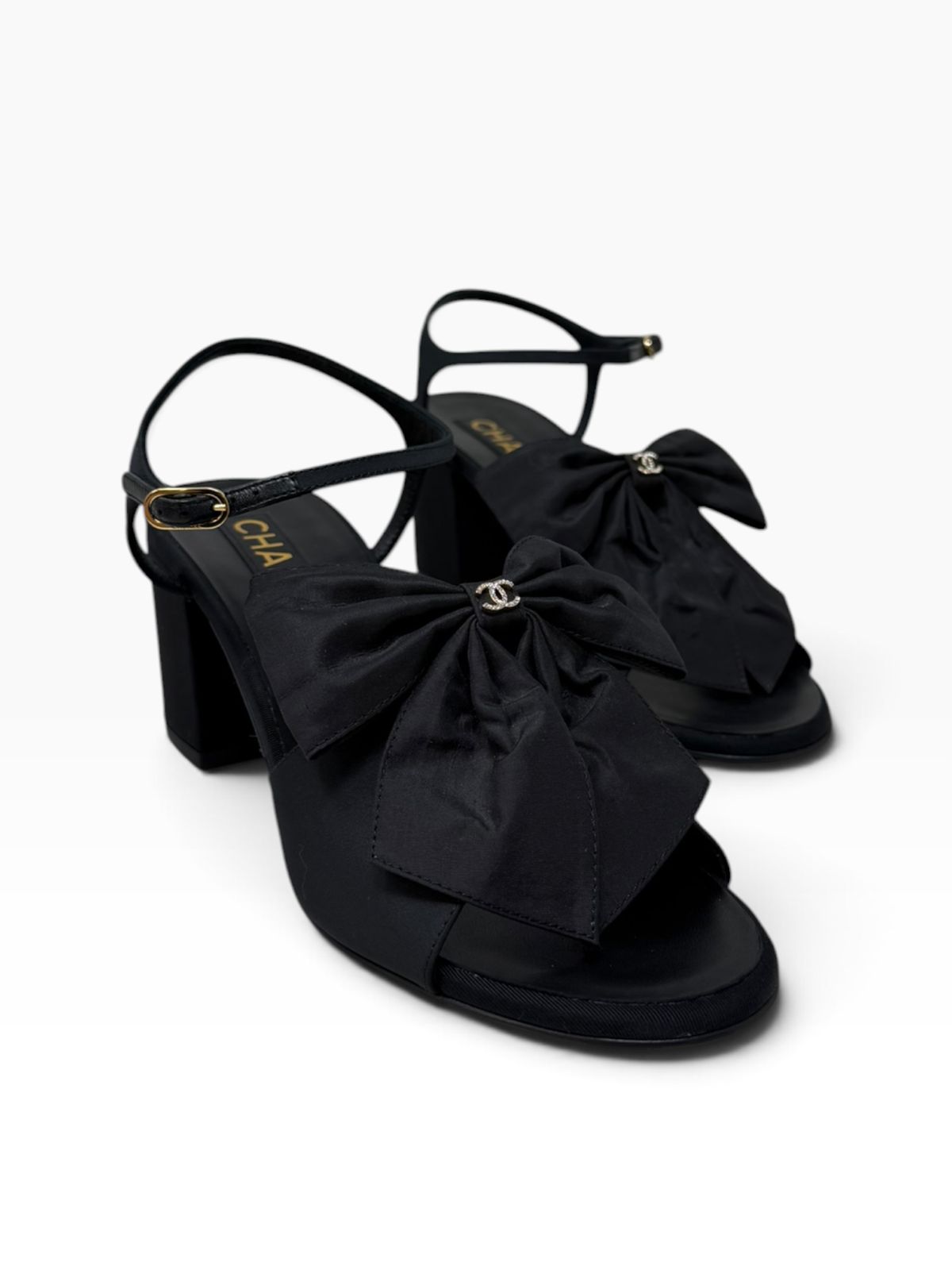 Silk Bow Crystal Sandalias T37.5 Eu