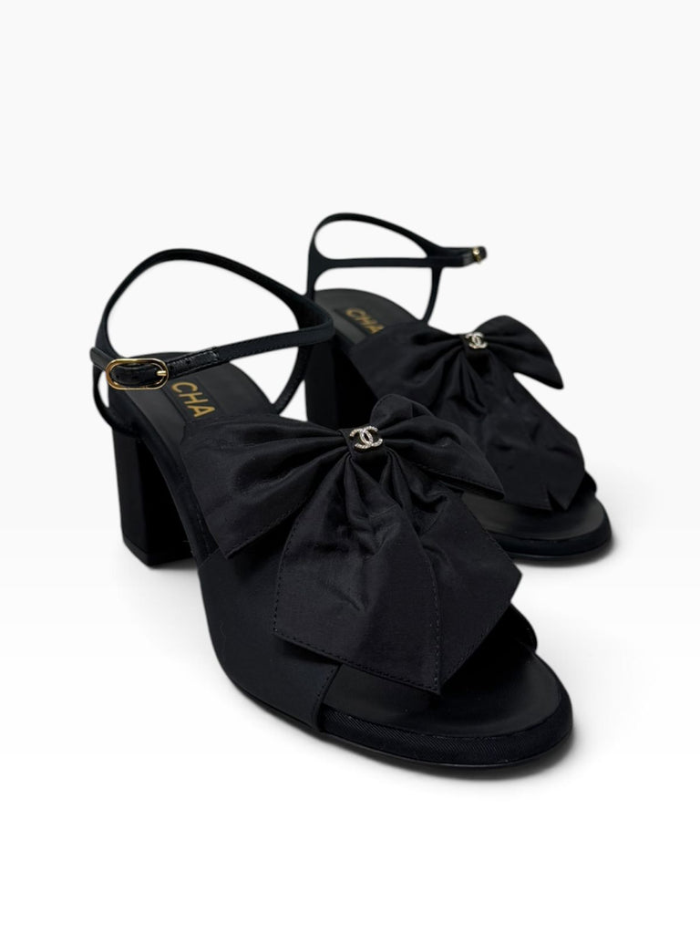 Silk Bow Crystal Sandalias T37.5 Eu