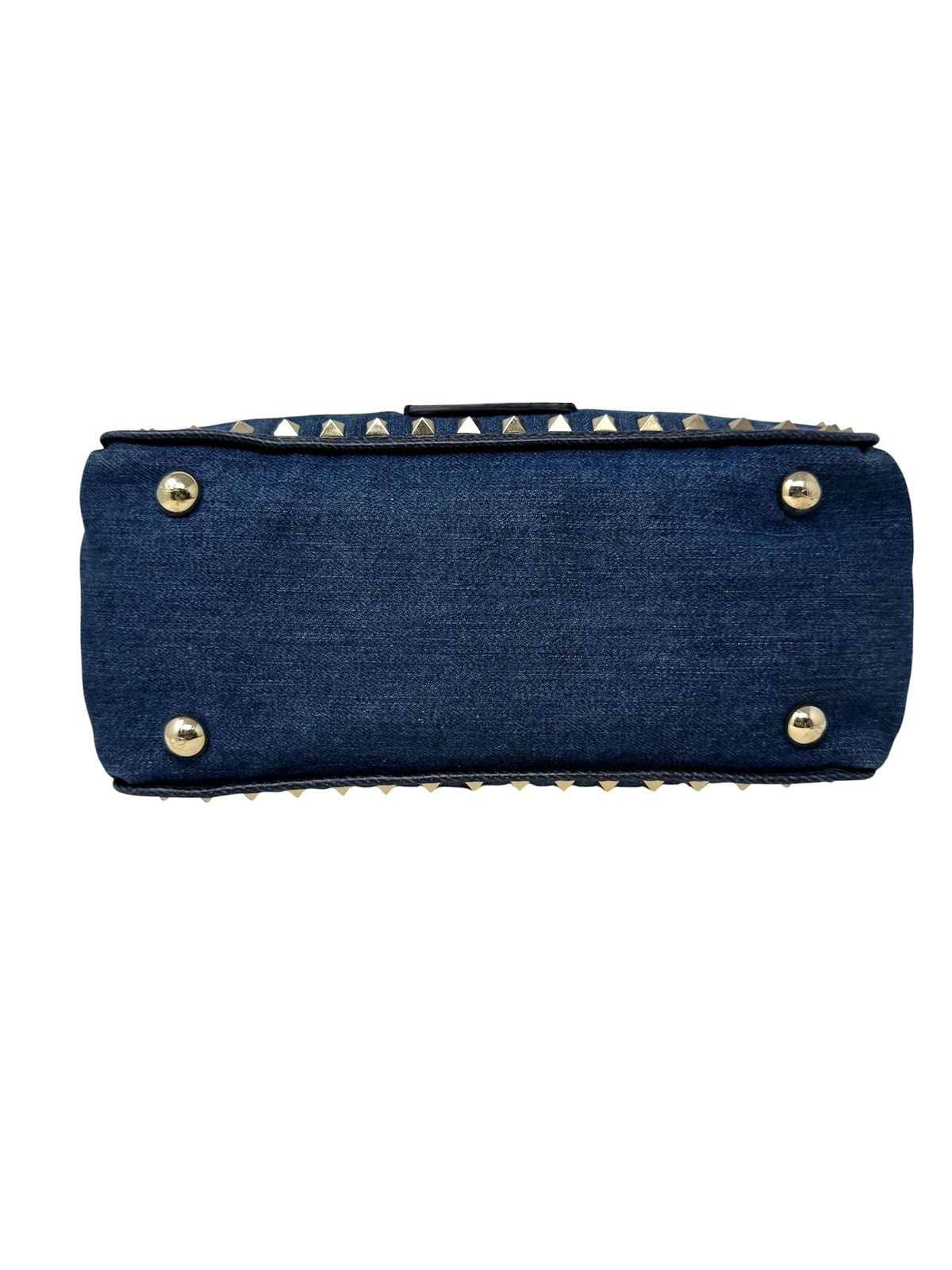 Denim Rockstud Tote