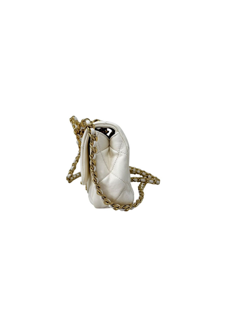 Mini Top Handle Flap Bag