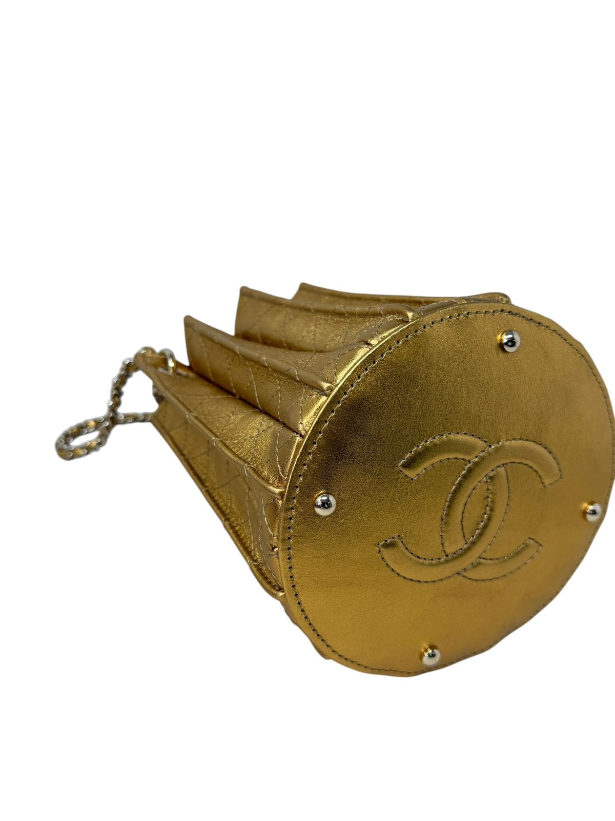 Pleated Bucket Bag