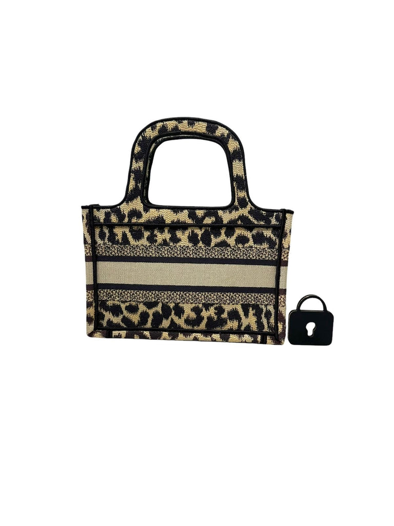 Book Tote Mini Animal Print