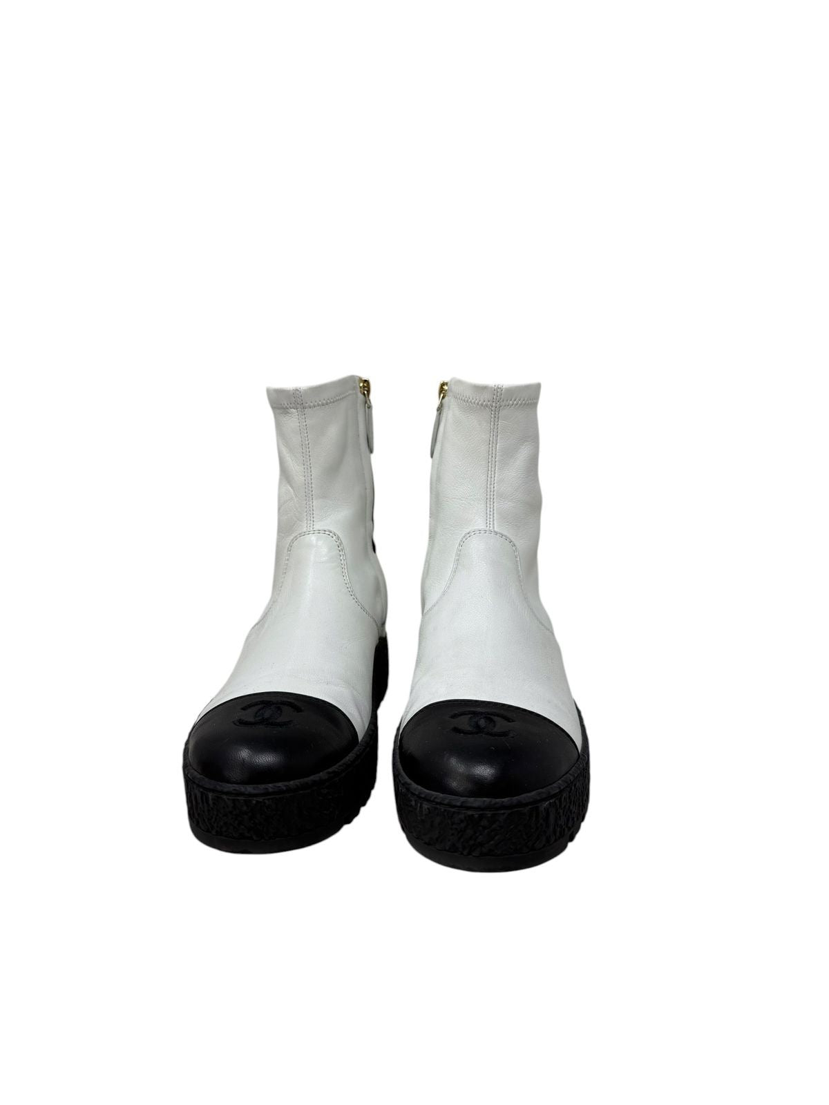 Cap Toe CC Ankle Boots T-37.5